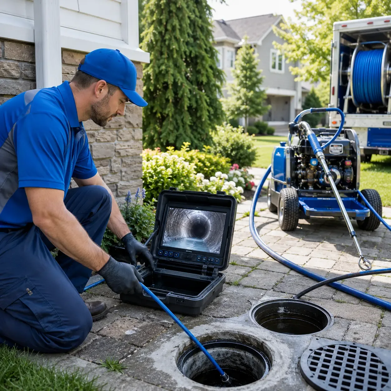 Outdoor drain cleaning professionals serving Bedford, IN